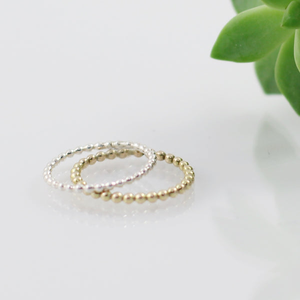 Beaded Stacking Ring