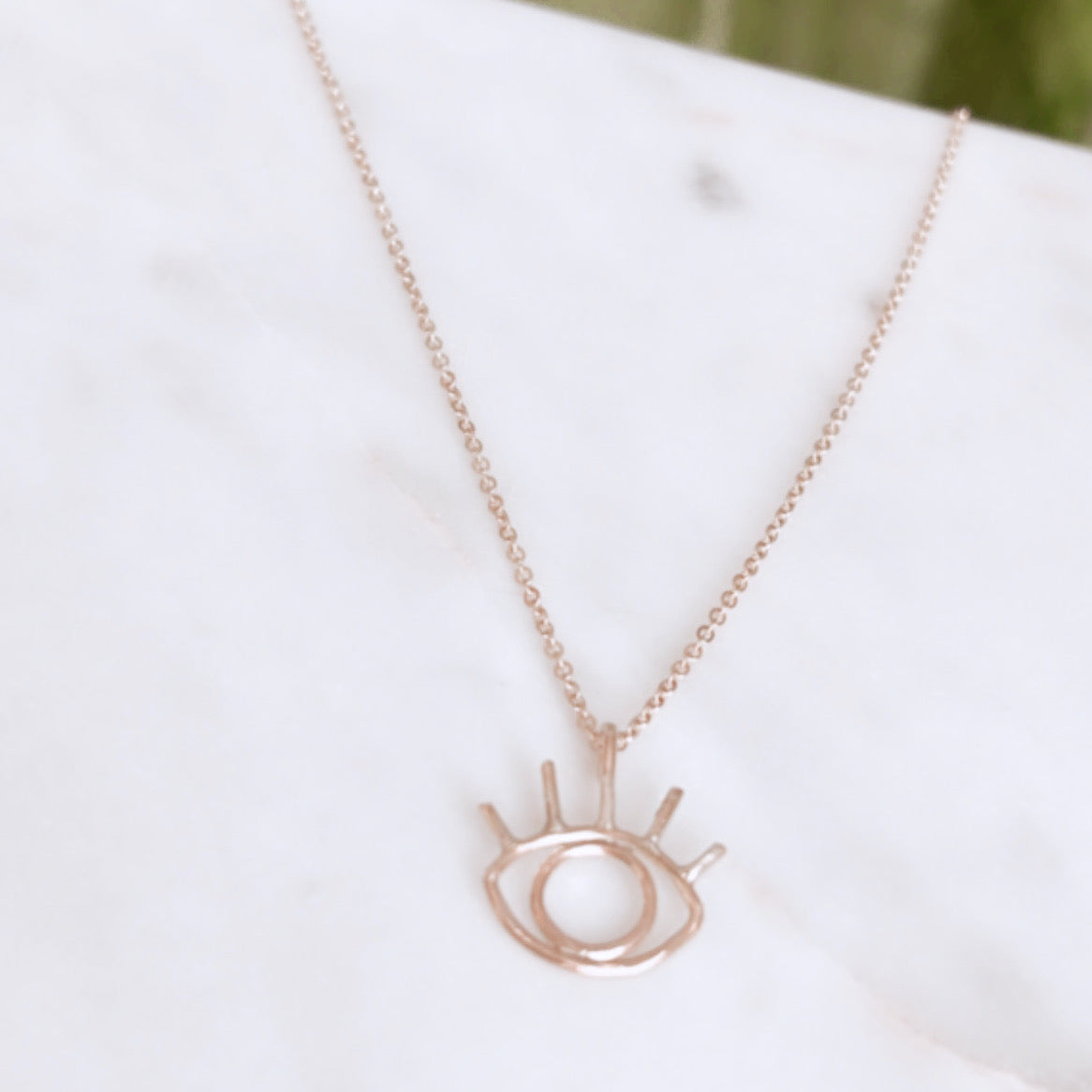 Mal de deals ojo necklace gold