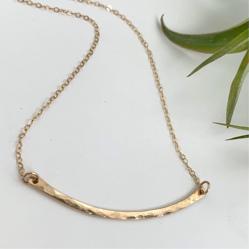 Crescent Bar Necklace