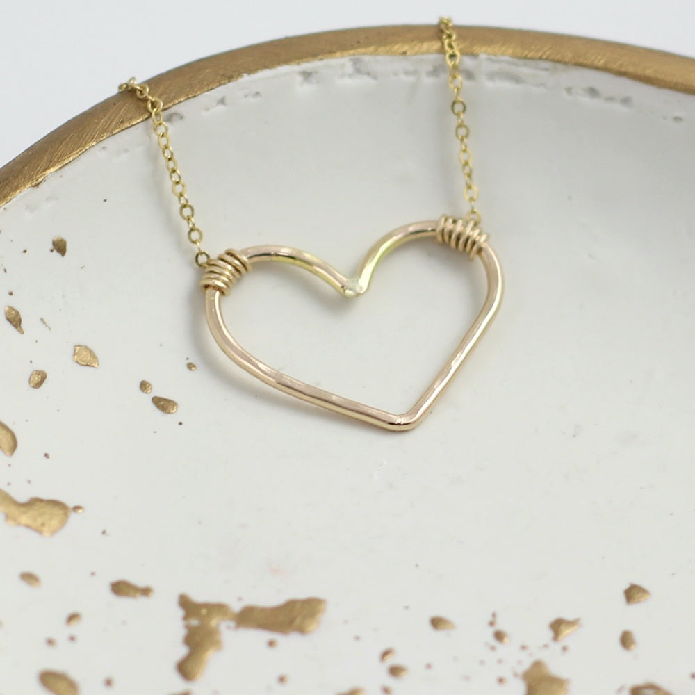 Open Heart Necklace
